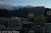 Cape Town, Mist, South Africa, Sunset, Table Mountain
