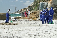 Clifton Beach, South Africa, fashion shoot, beach workers