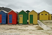 South Africa, Bathing Boxes, Cabanas, Fish Hoek Bay, Fish Hoek